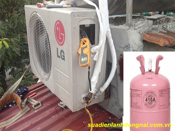 Dịch vụ bơm ga máy lạnh, điều hoà tại Đồng Nai